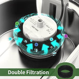 NNEDSZ 24 x Pet Dog Cat Fountain Filter Replacement Activated Carbon Exchange Filtration System