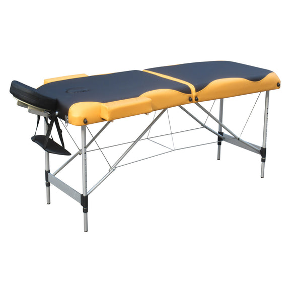 NNEDSZ YES4HOMES 2 Fold Portable Aluminium Massage Table Massage Bed Beauty Therapy