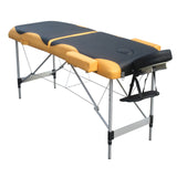 NNEDSZ YES4HOMES 2 Fold Portable Aluminium Massage Table Massage Bed Beauty Therapy