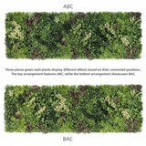 NNEDSZ YES4HOMES 3 SQM Artificial Plant Wall Grass Panels Vertical Garden Foliage Tile Fence 1X1M