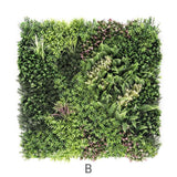 NNEDSZ YES4HOMES 3 SQM Artificial Plant Wall Grass Panels Vertical Garden Foliage Tile Fence 1X1M