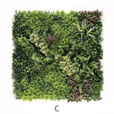 NNEDSZ YES4HOMES 3 SQM Artificial Plant Wall Grass Panels Vertical Garden Foliage Tile Fence 1X1M