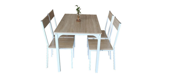 NNEDSZ YES4HOMES 5 Piece Kitchen Dining Room Table and Chairs Set Furniture
