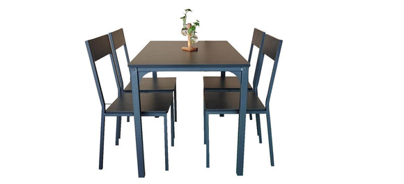 NNEDSZ YES4HOMES 5 Piece Kitchen Dining Room Table and Chairs Set Furniture