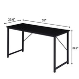 NNEDSZ YES4HOMES Computer Desk, Sturdy Home Office Gaming Desk for Laptop, Modern Simple Style Writing Table, Multipurpose Workstation