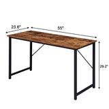 NNEDSZ YES4HOMES Computer Desk, Sturdy Home Office Gaming Desk for Laptop, Modern Simple Style Writing Table, Multipurpose Workstation