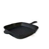 NNEDSZ YES4HOMES Cast Iron Barbecue Skillet Fry Griddle Pan Pre-Seasoned Oven Safe  Grill Frypan