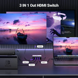 NNEDSZ 15604 3-in-1 8K 60Hz HDMI Switch