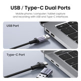 NNEDSZ 40189 USB-C to HDMI 2 in 1 HD Video Capture Card