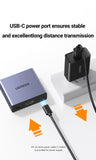 NNEDSZ UGREEN 60649 HDMI Audio Extractor (SPDIF + 3.5mm AUX)