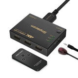 NNEDSZ Simplecom CM303 Ultra HD 3 Way HDMI Switch 3 IN 1 OUT Splitter 4K@60Hz