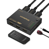 NNEDSZ Simplecom CM305 Ultra HD 5 Way HDMI Switch 5 IN 1 OUT Splitter 4K@60Hz