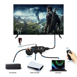 NNEDSZ Simplecom CM353 3-Port HDMI 2.1 Switch 3 IN 1 OUT Splitter HDCP 2.3 8K@60Hz