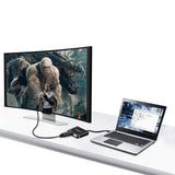 NNEDSZ Simplecom DA316A USB to HDMI + VGA Video Card Adapter with 3.5mm Audio