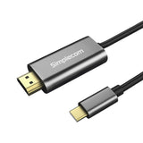 NNEDSZ Simplecom DA321 USB-C Type C to HDMI Cable 1.8M (6ft) 4K@30Hz
