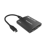 NNEDSZ Simplecom DA330 USB-C to Dual HDMI MST Adapter 4K@60Hz with PD and Audio Out