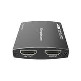 NNEDSZ Simplecom DA330 USB-C to Dual HDMI MST Adapter 4K@60Hz with PD and Audio Out