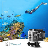 NNEDSZ BDI New Action Camera 4K wifi sports DV Cam Blue