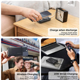 NNEDSZ CHOETECH B743-BK 10000mAh PD20W Magnetic Power Bank with Holder Black
