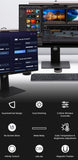 NNEDSZ CHOETECH MIX-E1129 Wireless Controlled LED Lamp Monitor Lighting x2 bars