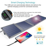 NNEDSZ CHOETECH SC004 14W USB Foldable Solar Powered Charger