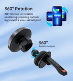 NNEDSZ CHOETECH T205-F 15W Magnetic Car Charger Holder with LED Light (PC housing)