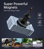 NNEDSZ CHOETECH T205-F 15W Magnetic Car Charger Holder with LED Light (PC housing)