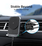 NNEDSZ CHOETECH T206-F 15W Magnetic Car Charger Holder