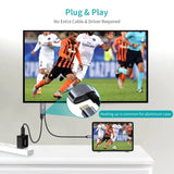 NNEDSZ CHOETECH XCH-M180-GY-V2 Unidirectional Adapter USB-C (male) to HDMI 4K 60Hz (male) + PD100W Power Delivery 1.8M