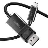 NNEDSZ CHOETECH XCP-1803 USB-C To DisplayPort Cable 8K@30Hz 1.8M Two-Way