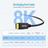 NNEDSZ CHOETECH XDD01 DP to DP Cable 2M 8K 60Hz