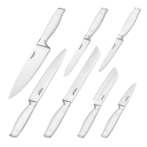 NNEDSZ Warmot 7-Piece Ultra Sharp Chefs Knife Set with Gift Box (888-7)