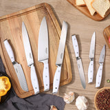 NNEDSZ Warmot 7-Piece Ultra Sharp Chefs Knife Set with Gift Box (888-7)