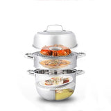 NNEDSZ Zhang Xiao Quan 28cm 3-Tier Steamer
