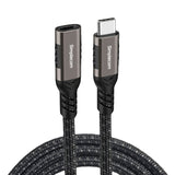 NNEDSZ Simplecom CAU620 USB-C Male to Female Extension Cable USB 3.2 Gen2 PD 100W 20Gbps 2M