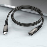 NNEDSZ Simplecom CAU620 USB-C Male to Female Extension Cable USB 3.2 Gen2 PD 100W 20Gbps 2M