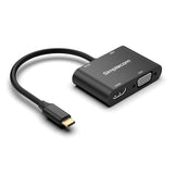 NNEDSZ Simplecom DA440 4-in-1 USB-C Multiport Adapter with Power Delivery USB 3.0 VGA HDMI