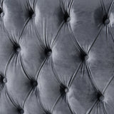 NNEDSZ Madeline Range - Dark Grey Velvet 3+2+1 - Silver Trims