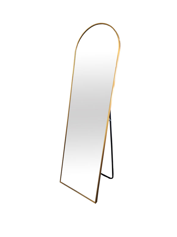 NNEDSZ Metal Arch Gold Free Standing Mirror - 50cm x 170cm