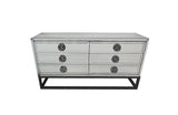 NNEDSZ Athens Mirrored Dresser Table -Black
