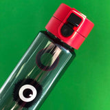NNEDSZ Tinc Black Leak Proof Flip and Clip Water Bottle