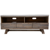 NNEDSZ 150cm ETU Entertainment TV Unit with Concrete Top - White
