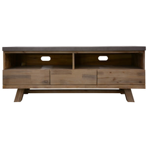 NNEDSZ 150cm ETU Entertainment TV Unit with Concrete Top - Grey