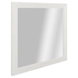 NNEDSZ Foxglove Dresser Mirror Vanity Dressing Table Mountain Ash Wood Frame - White