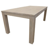 NNEDSZ Foxglove Dining Table 150cm Solid Mt Ash Wood Home Dinner Furniture - White