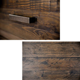 NNEDSZ Catmint Tallboy 7 Chest of Drawers Pine Wood Bed Storage Cabinet - Grey Stone