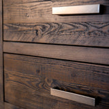 NNEDSZ Catmint Dresser 6 Chest of Drawers Solid Pine Wood Storage Cabinet - Grey Stone