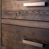 NNEDSZ Catmint Dresser Mirror 6 Chest of Drawers Tallboy Storage Cabinet - Grey Stone