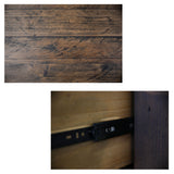 NNEDSZ Catmint Dresser Mirror 6 Chest of Drawers Tallboy Storage Cabinet - Grey Stone