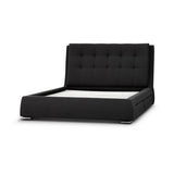 NNEDSZ Kiama Queen Size Bed Frame Timber Mattress Base With Storage Drawers - Grey